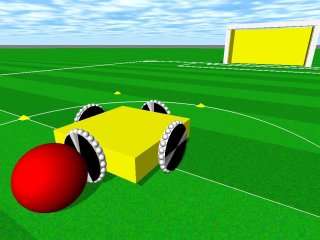 Open Dynamics Engine: 全方向移動ロボット